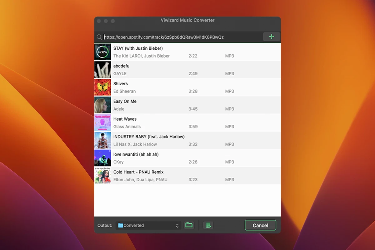 Viwizard Spotify Music Converter screenshot 3